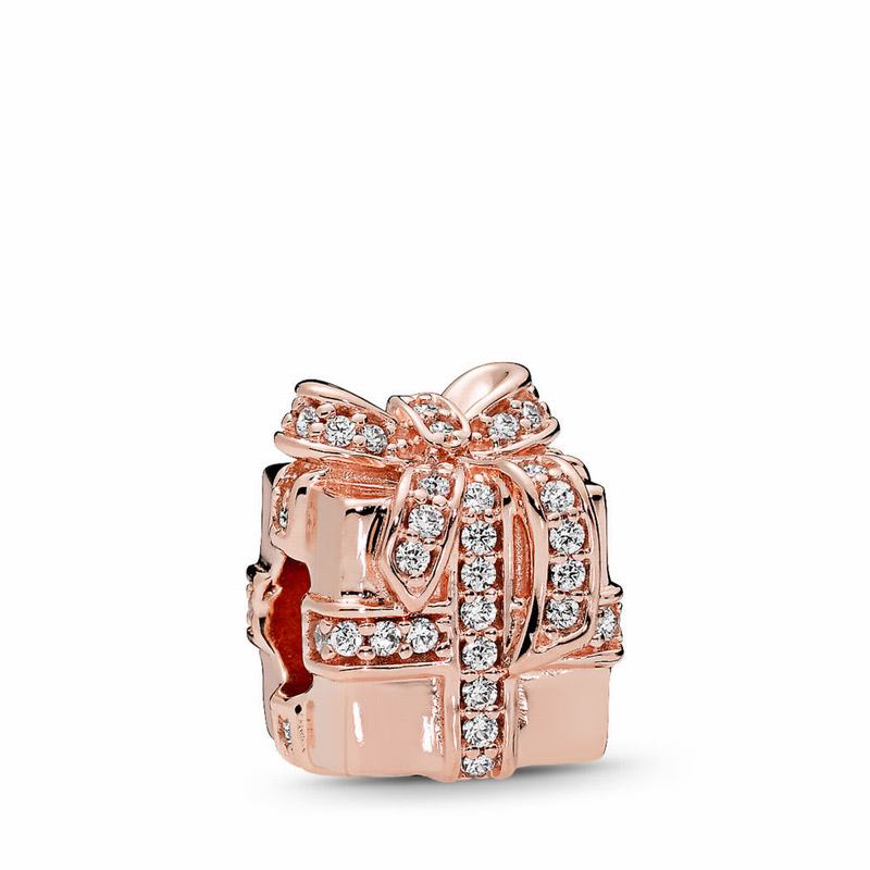 Pandora Rose™ Sparkling Surprise Charm - Pandora Rose/Cubic Zirconia - Canada | IR8958GT